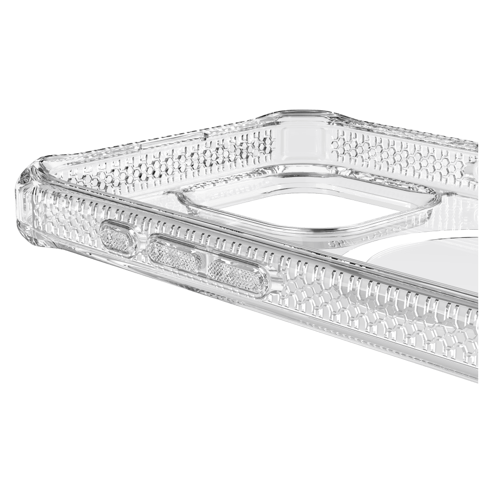 ITSkins Hybrid_R Clear MagSafe Case for Apple IP16PROMAX