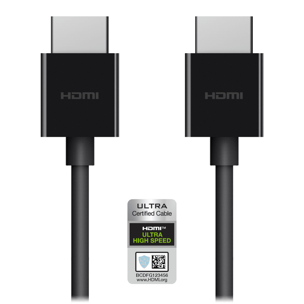 Belkin Boost Charge HDMI Audio/Video Monitor Cable 6.56in Black