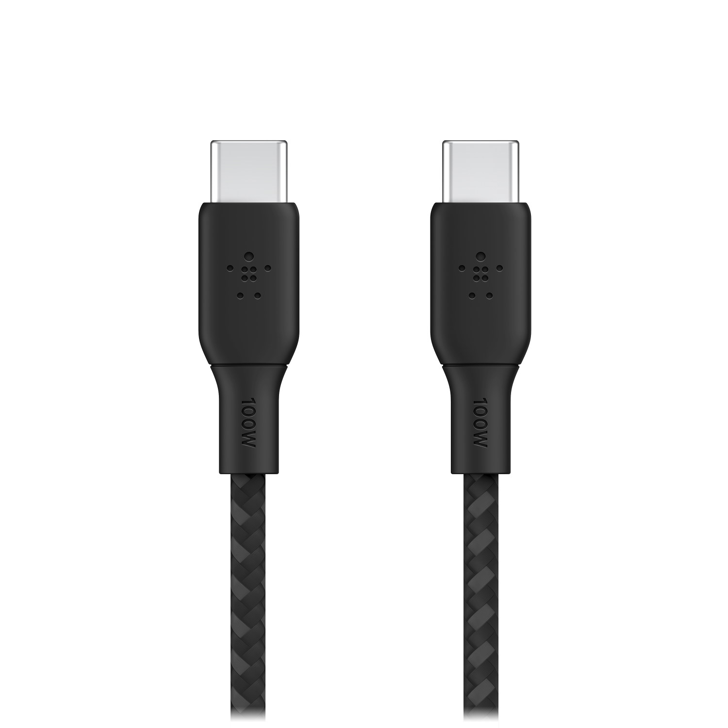 Belkin Braided 100W USB C 2.0 to USB C 2.0 Cable 2m Black