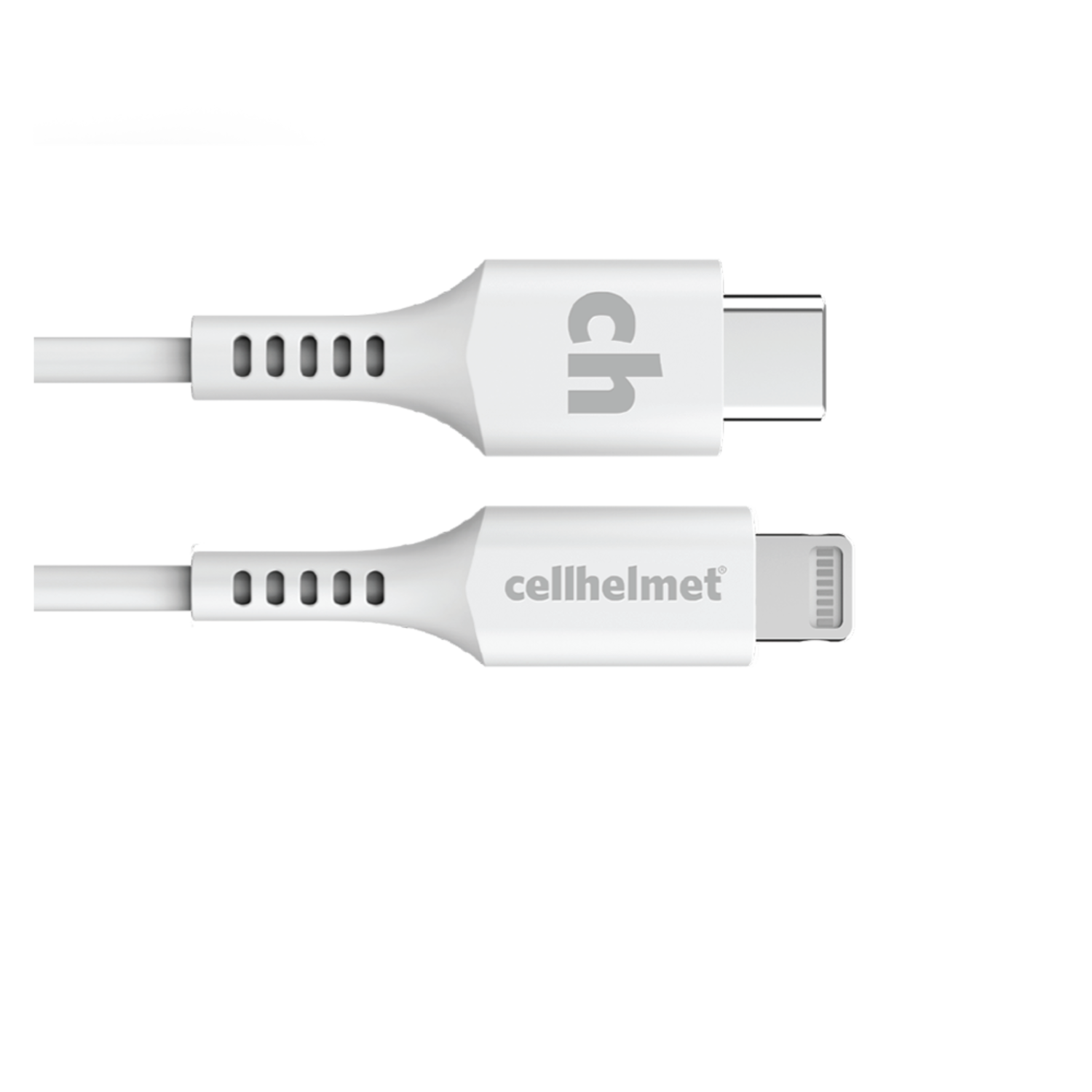 Cellhelmet USB C to Apple Lightning Cable 3ft White