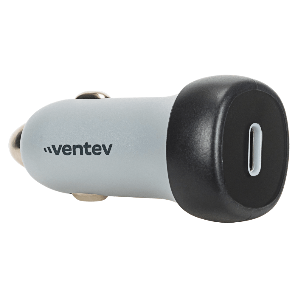 Ventev 30W USB C PPS Car Charger and USB C to Apple Lightning Cable Gray