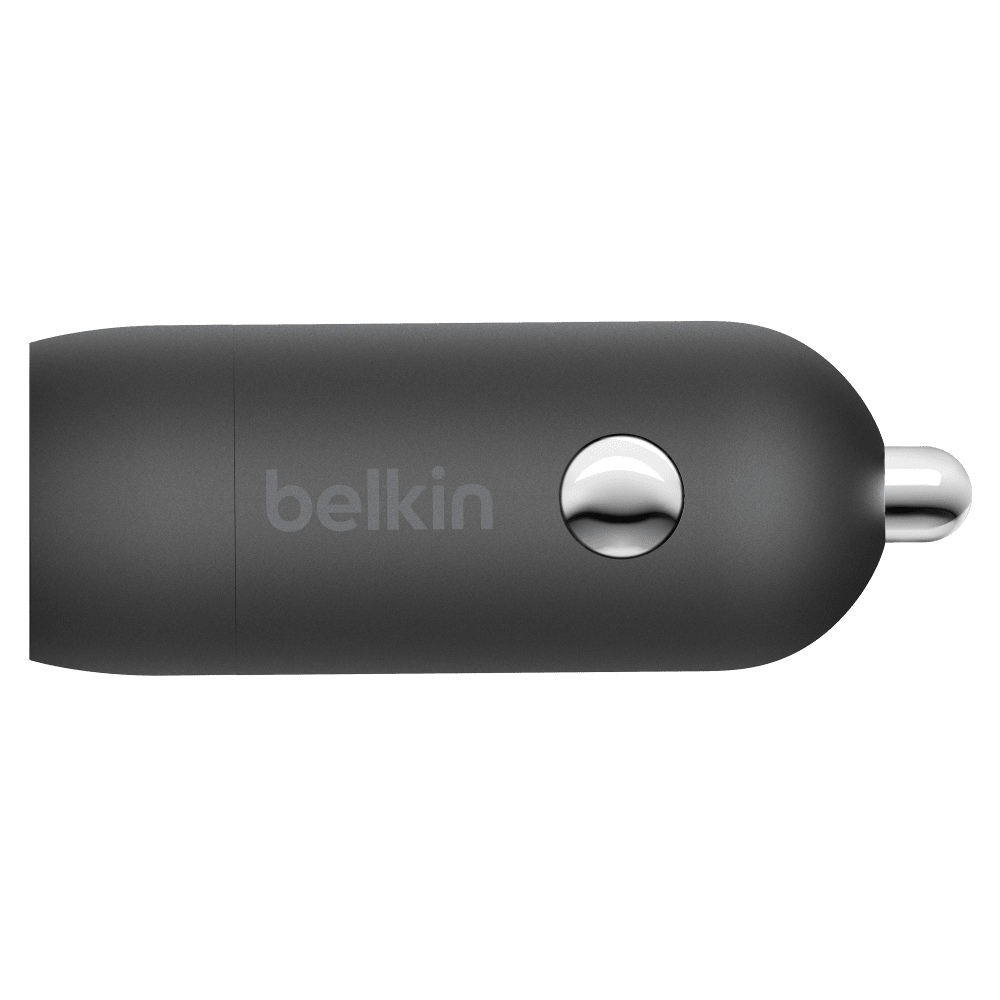 Belkin 30W PD Car Charger with PPS and USB C to USB C Cable 1m Black