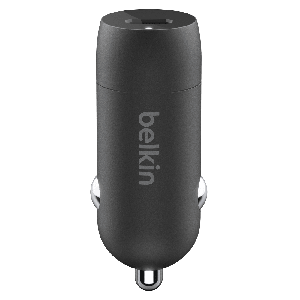 Belkin 30W PD Car Charger with PPS and USB C to USB C Cable 1m Black