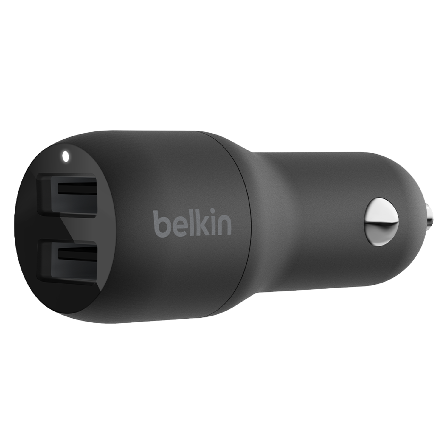 Belkin Dual Port USB A Car Charger 24W Black