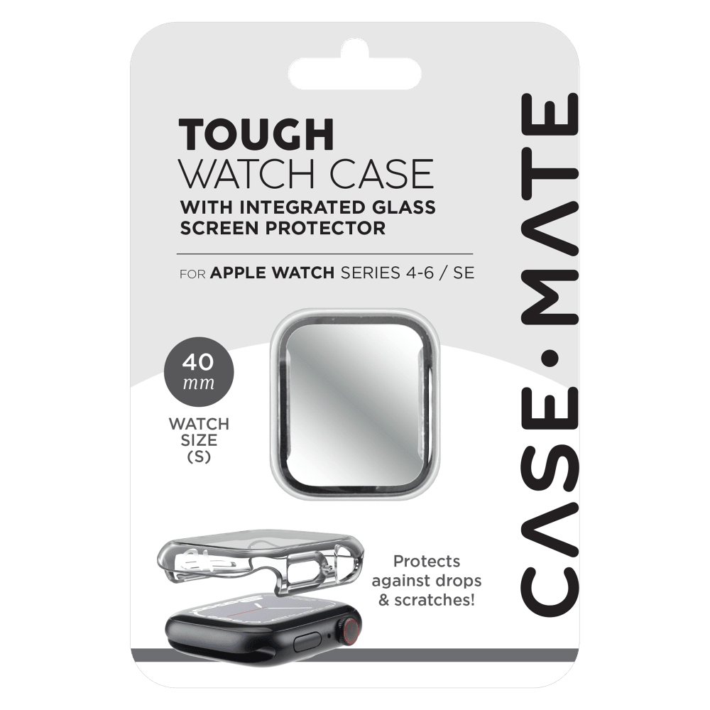 Case-Mate Tough Case with Integrated Glass Screen Protector for Apple Watch 40mm