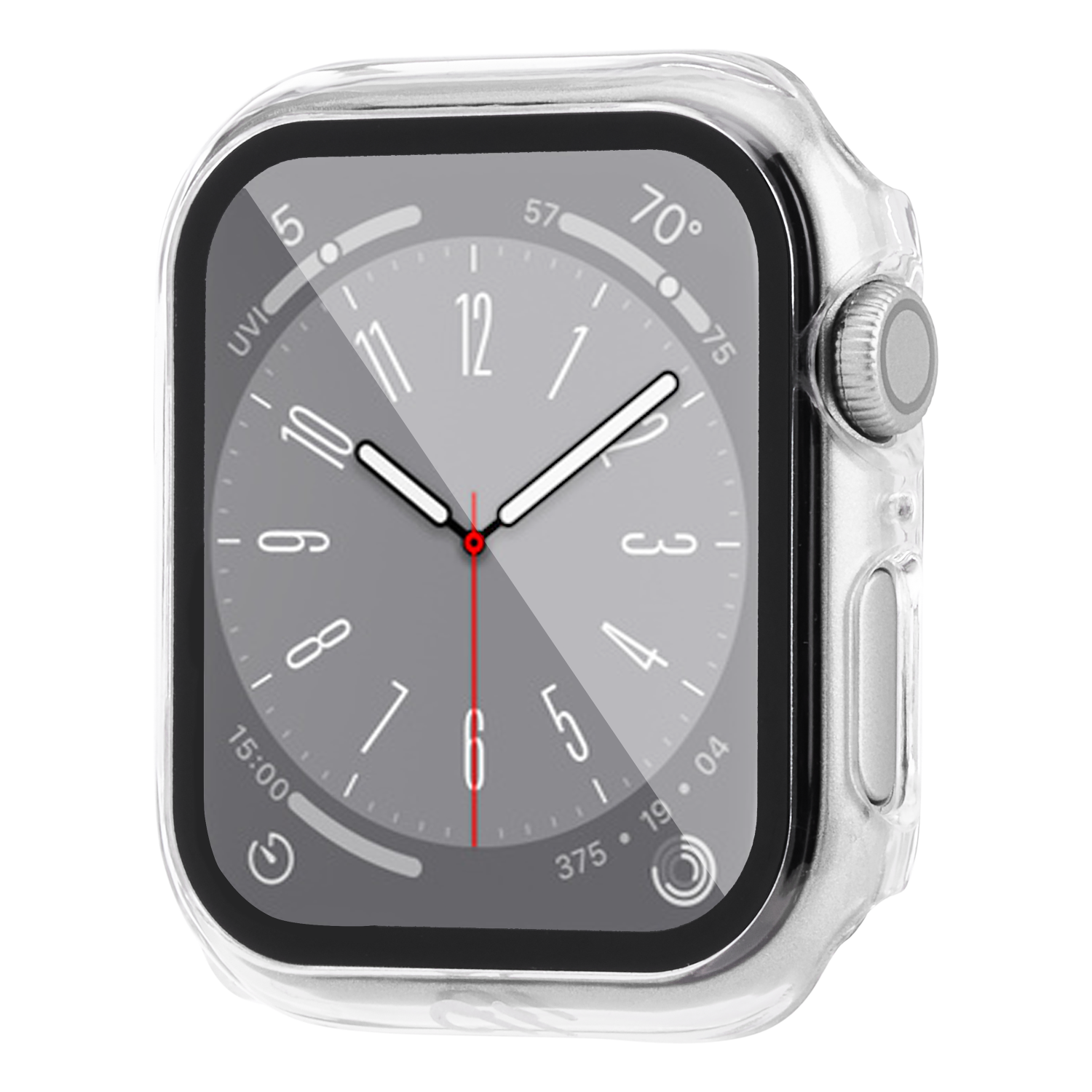 Case-Mate Tough Case with Integrated Glass Screen Protector for Apple Watch 44mm Clear