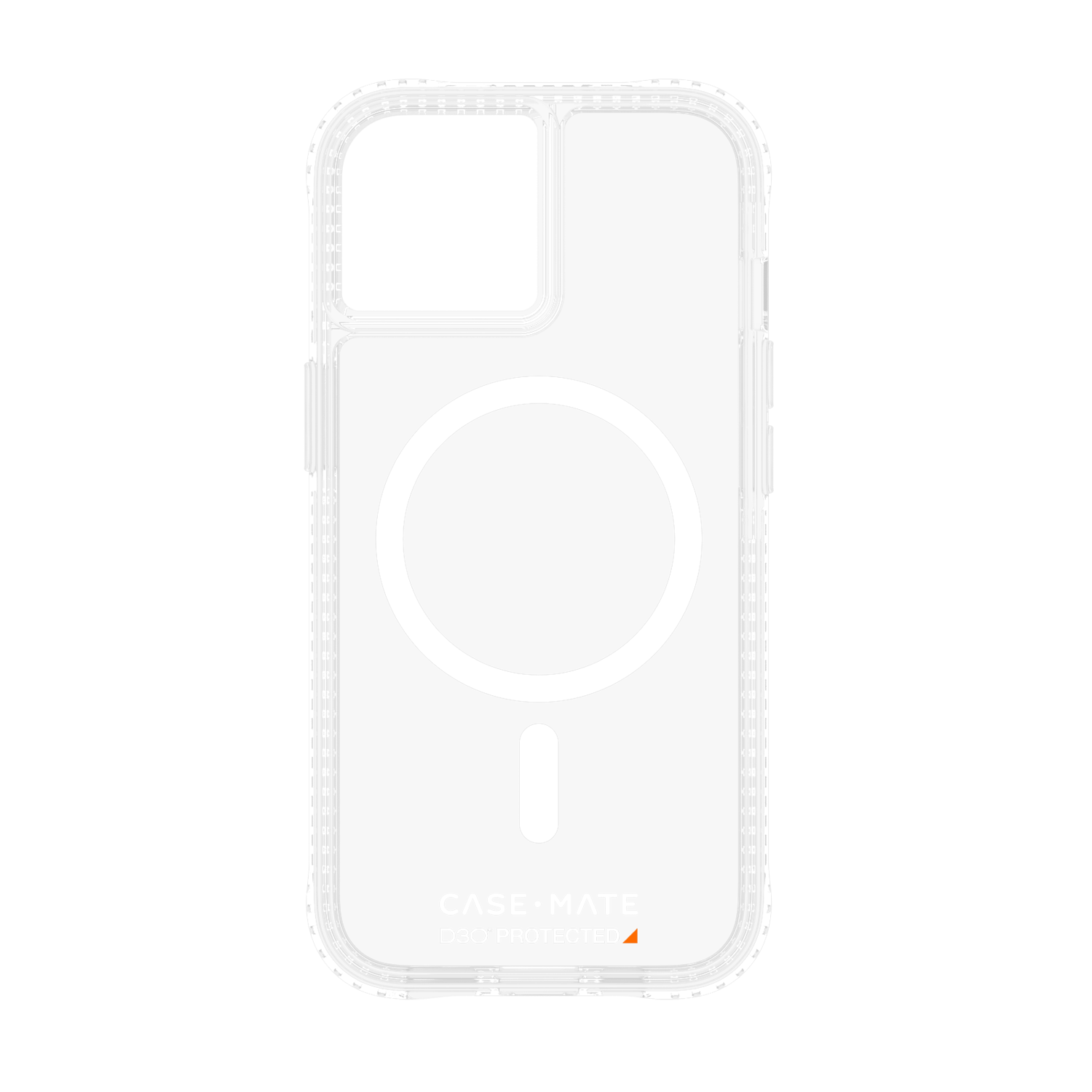 Case-Mate Ultra Tough Plus D3O MagSafe Case for Apple iPhone 15  /  iPhone 14  /  iPhone 13 Clear