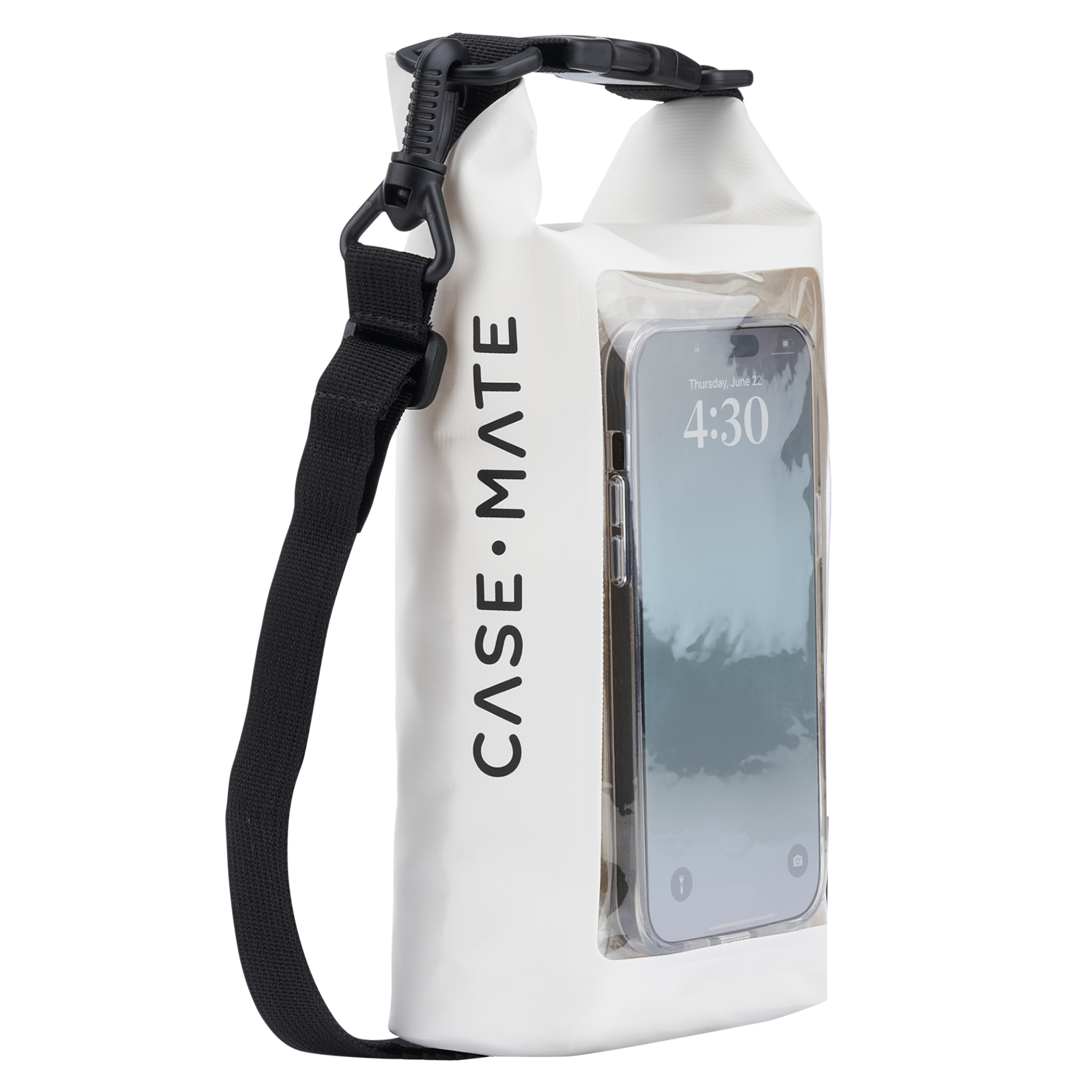 Case-Mate Waterproof Phone Dry Bag 2 Liters Black, Gray