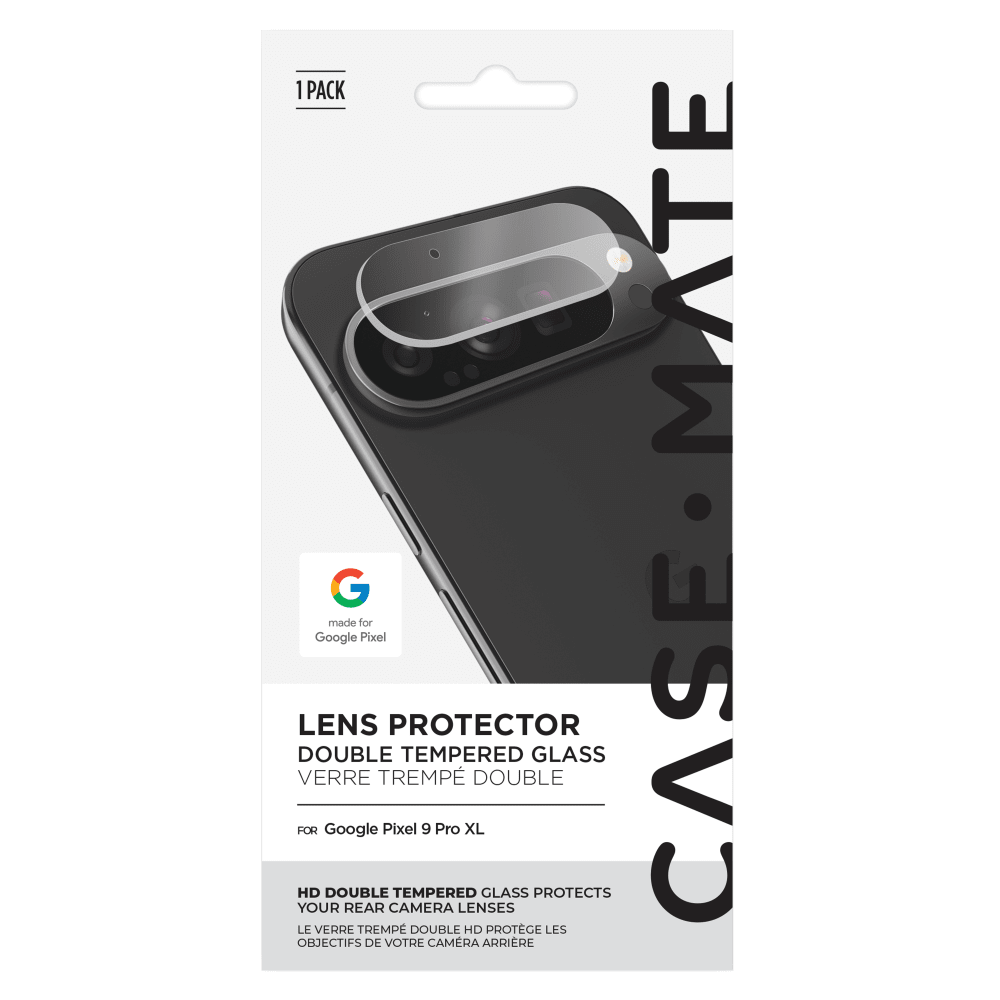 Case-Mate Camera Lens Glass Protector for Google Pixel 9 Pro XL Clear