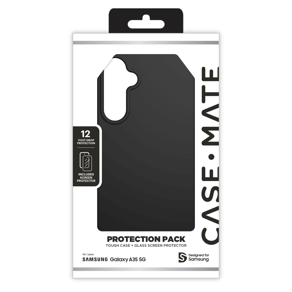 Case-Mate Protection Pack Tough Case and Glass Screen Protector for Samsung Galaxy SGA355G