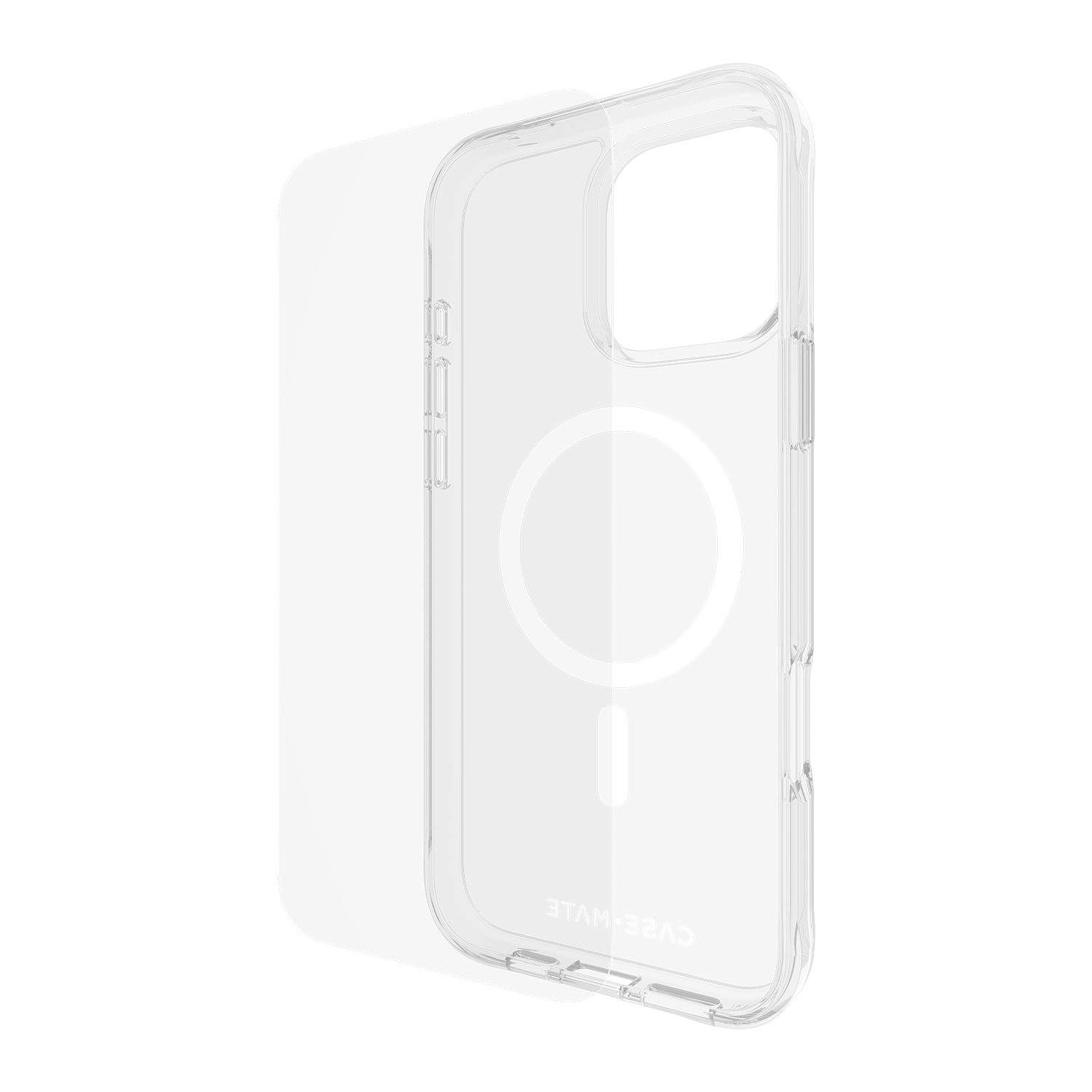 Case-Mate Protection Pack Tough MagSafe Case and Glass Screen Protector for Apple IP16PROMAX Clear