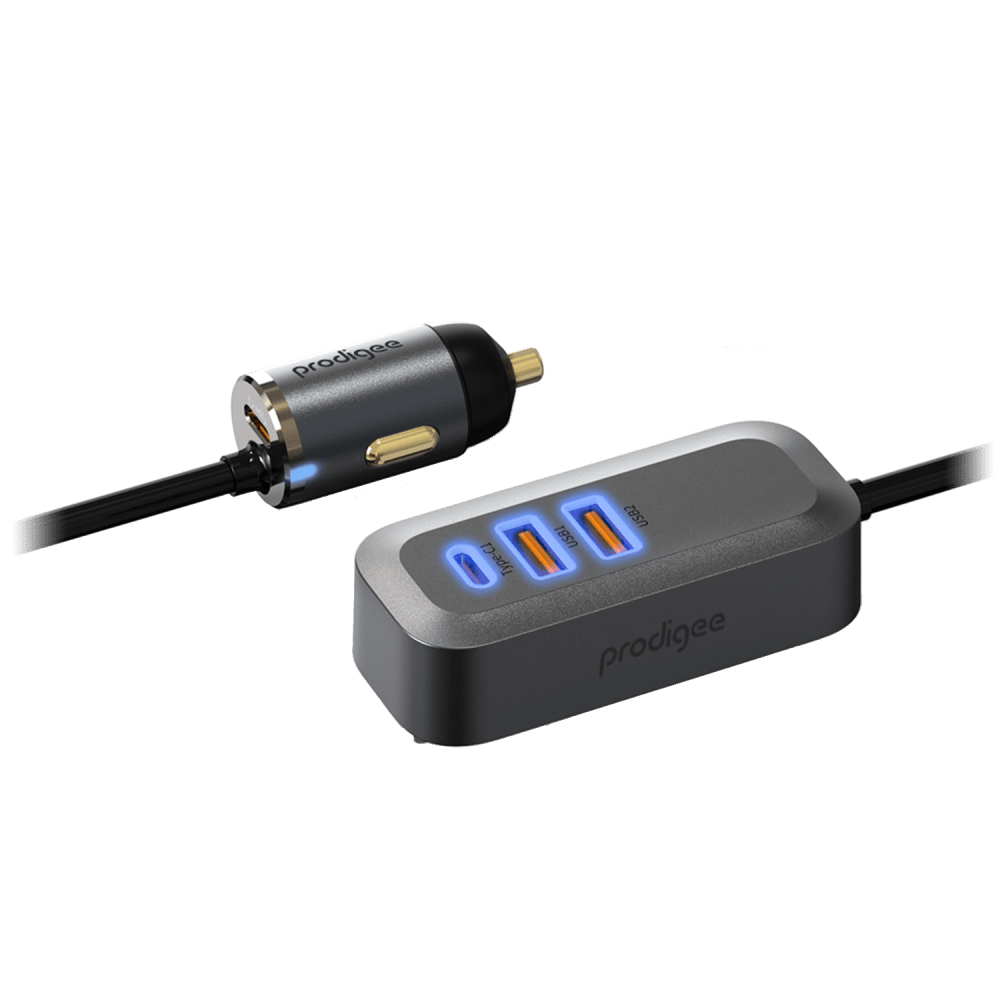 prodigee Energee Wagon 4-in-1 60W PD Car Charger Black