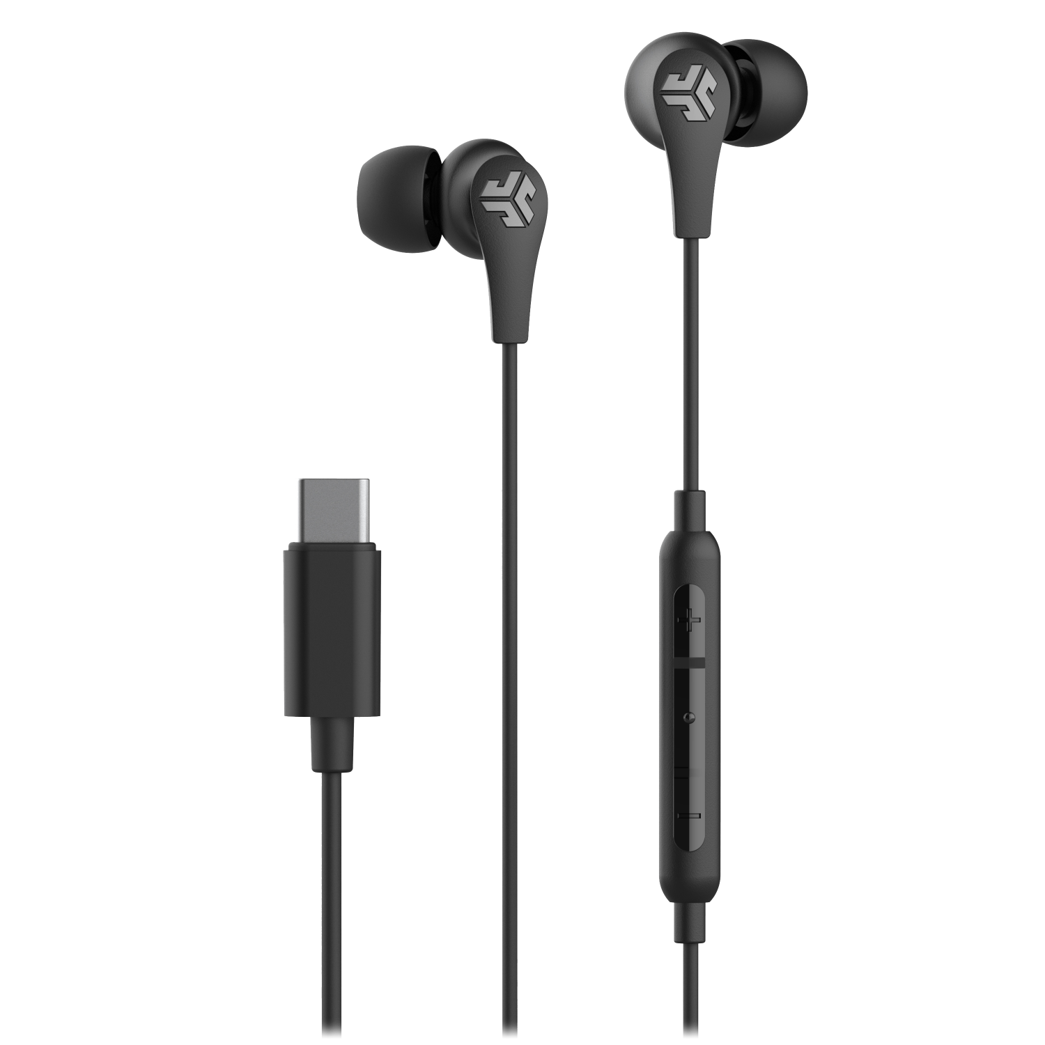 JLAB JBuds Pro Wired USB C In Ear Earbuds Black