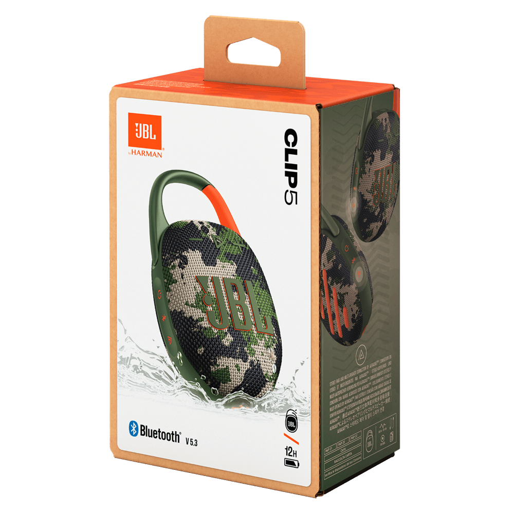 JBL Clip 5 Waterproof Bluetooth Speaker