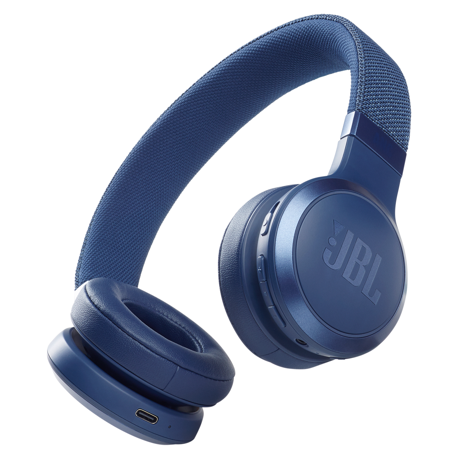 JBL Live 460NC Bluetooth On Ear Headphones Blue