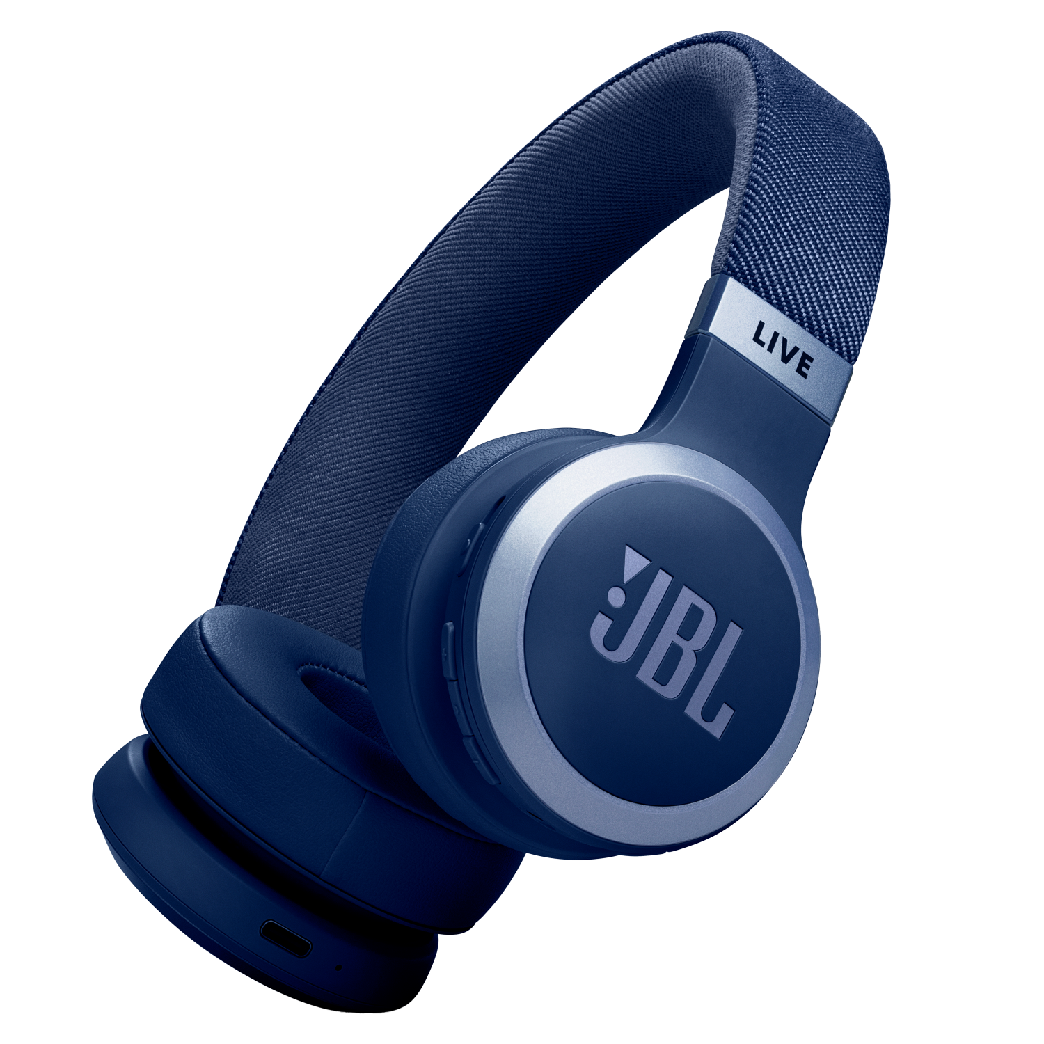 JBL Live 670NC Bluetooth On Ear Headphones Blue