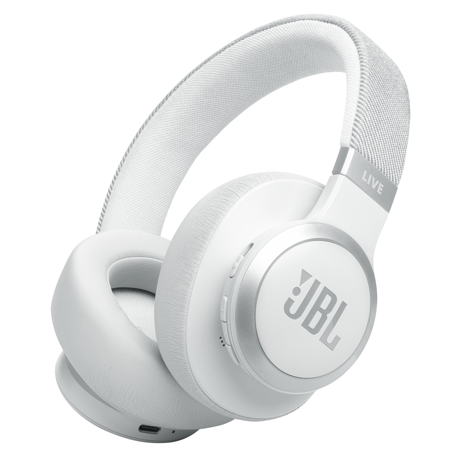 JBL Live 770NC Bluetooth Over Ear Headphones White