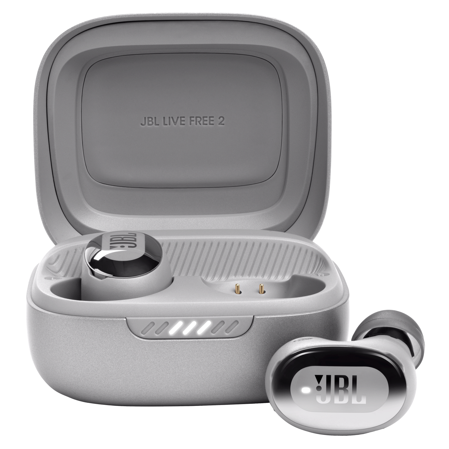 JBL Live Free 2 True Wireless In Ear Headphones Silver