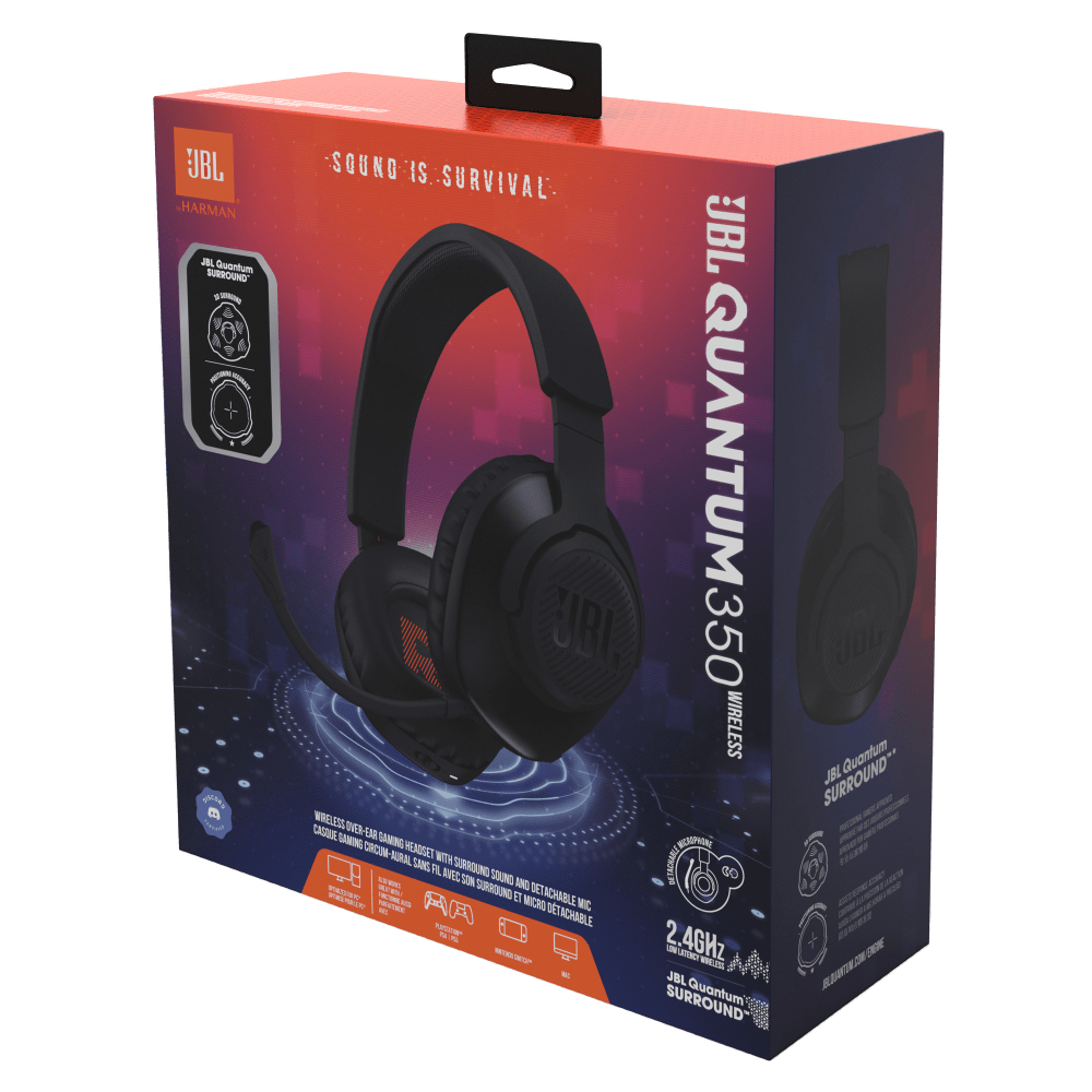 JBL Quantum 350 Wireless Bluetooth Over Ear Gaming Headset (Demo)