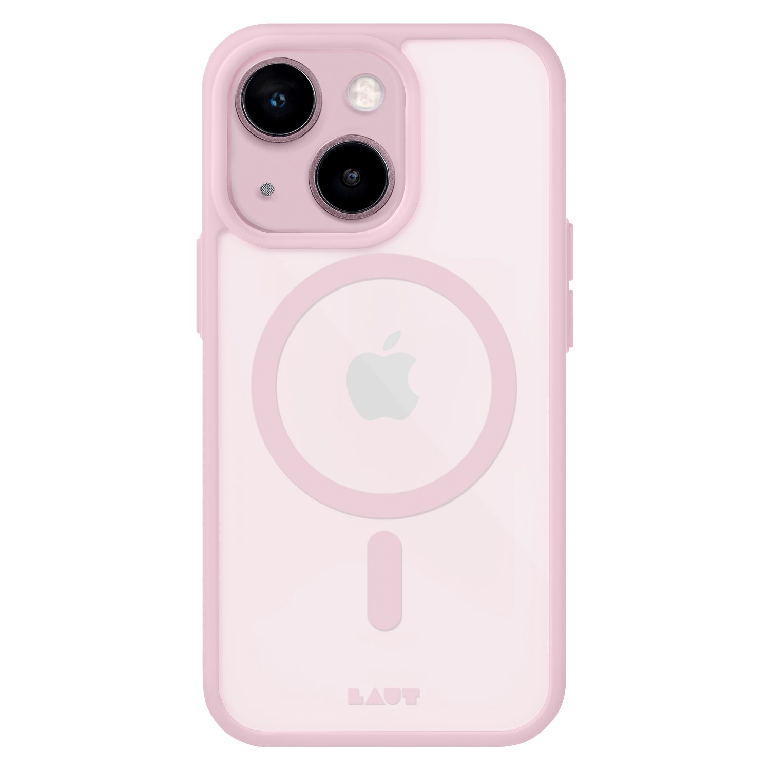 LAUT HUEX Protect MagSafe Case for Apple iPhone 15 / iPhone 14 / iPhone 13 Pink