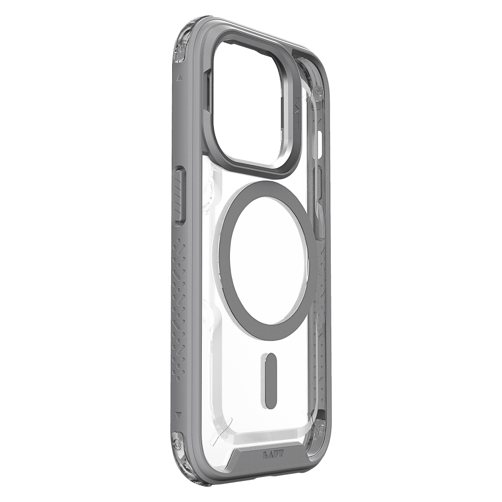 LAUT CRYSTAL MATTER MagSafe Case for Apple iPhone 15 Pro Gray