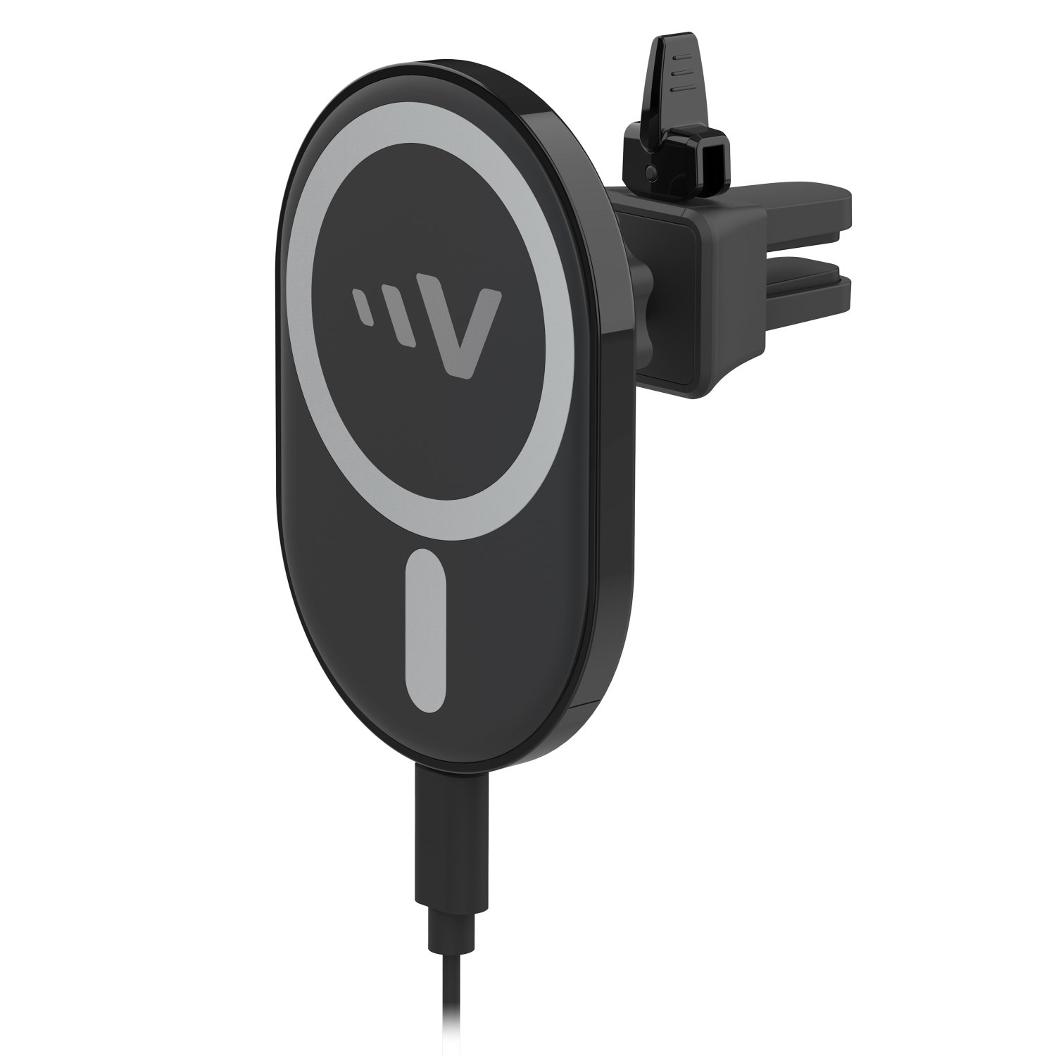 Ventev 15W Magnetic Wireless Car Charger Mount Black