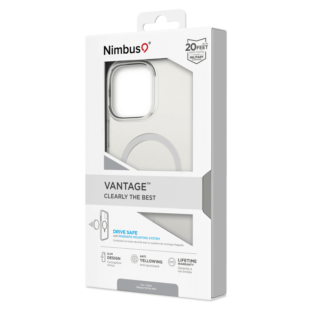 Nimbus9 Vantage MagSafe Case for Apple IP16PROMAX Clear