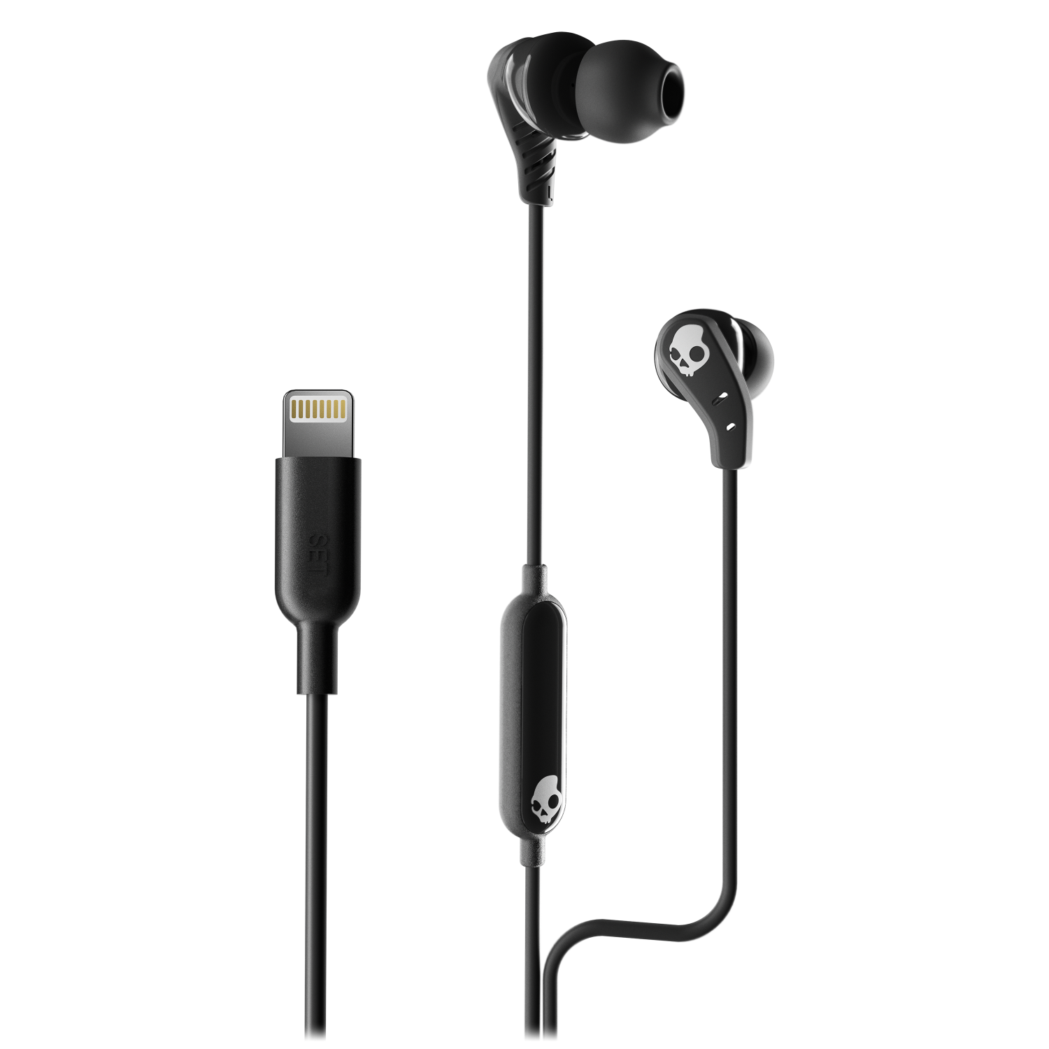 Skullcandy Set Apple Lightning In Ear Wired Headphones Black