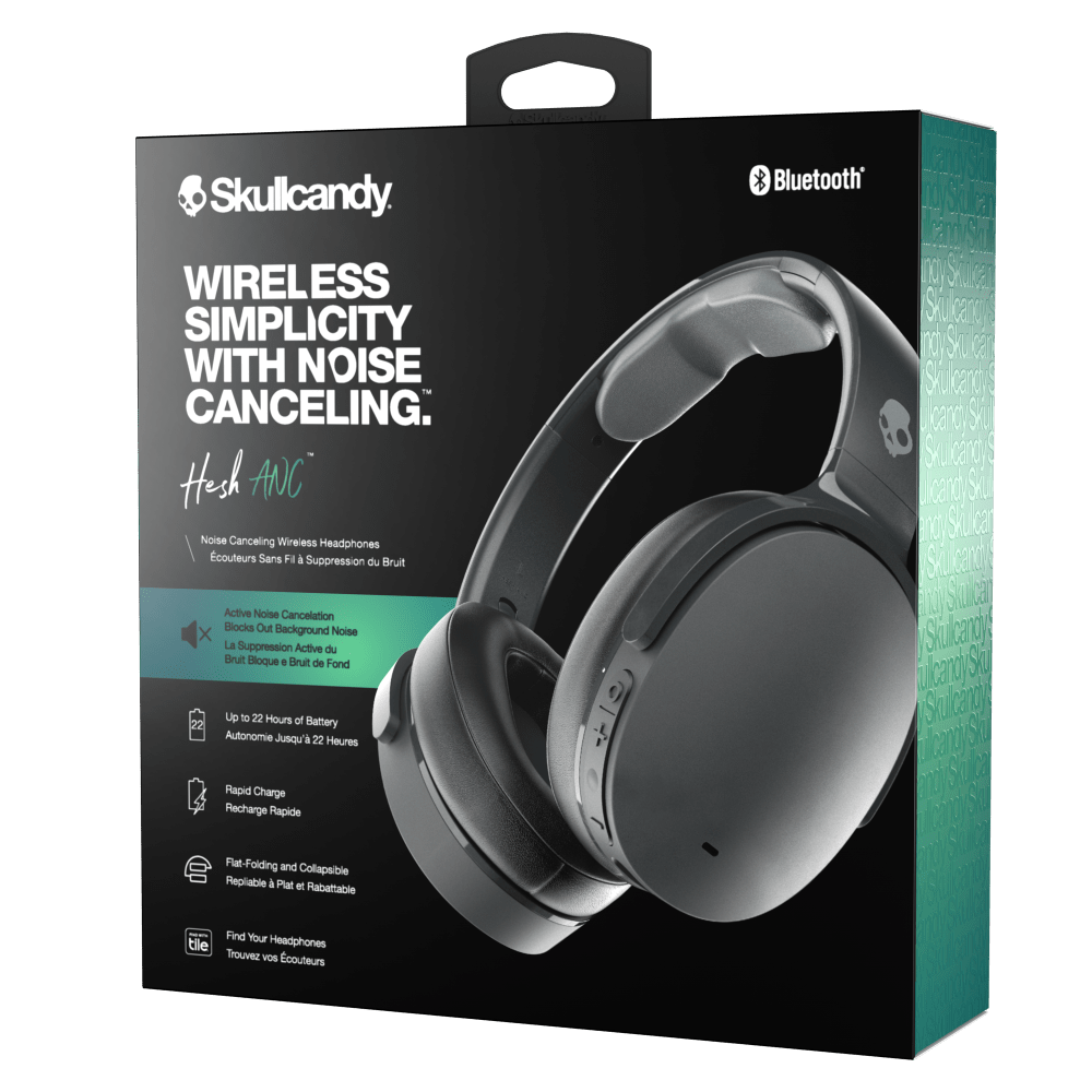 Skullcandy Hesh ANC Wireless Over Ear Headphones Black