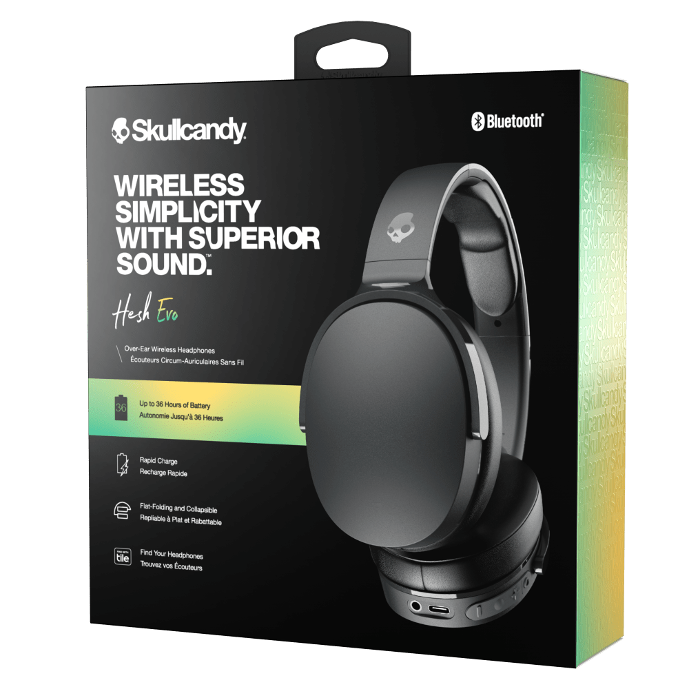 Skullcandy Hesh Evo Wireless Over Ear Headphones Black