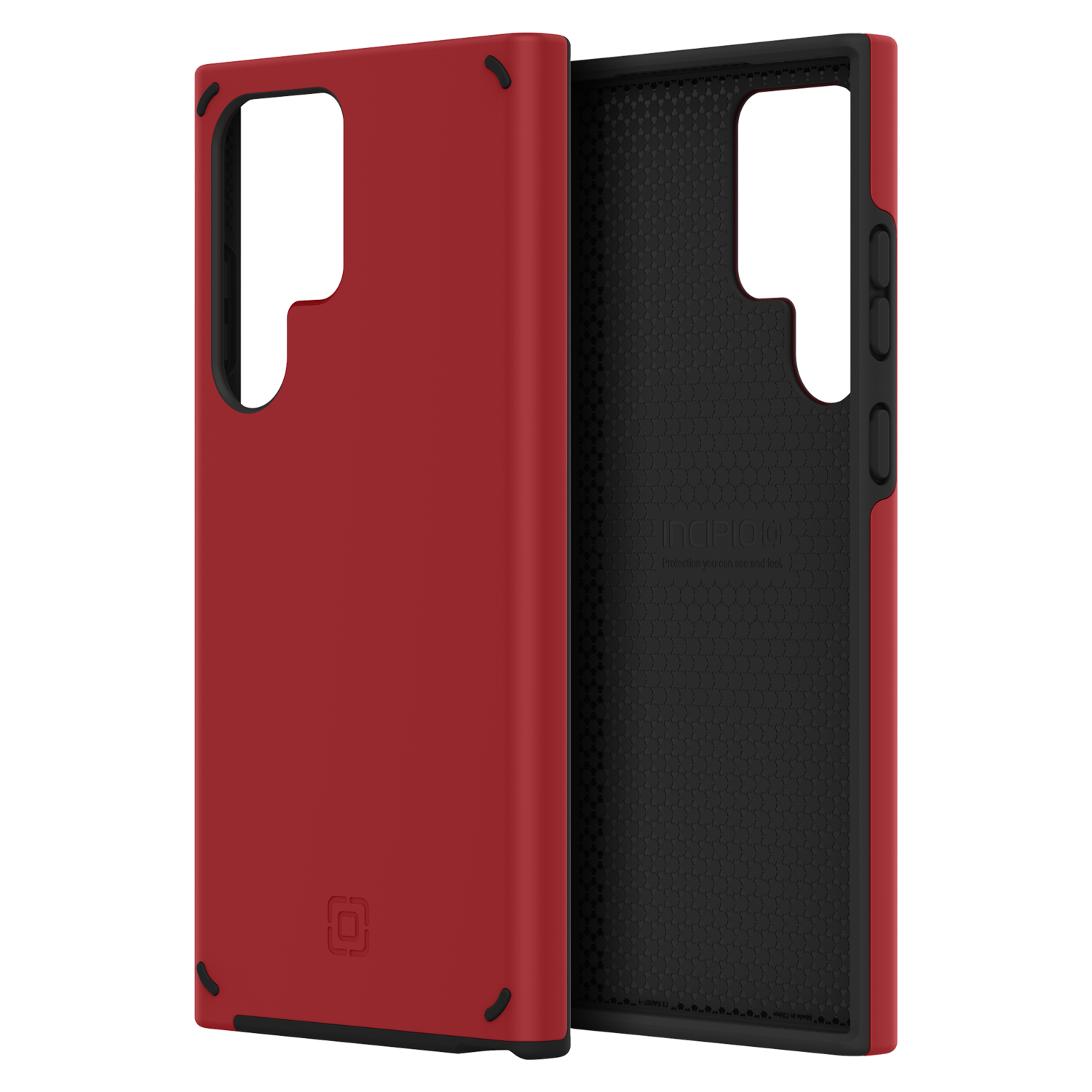 Incipio Duo Case for Samsung Galaxy S23 Ultra Black, Red