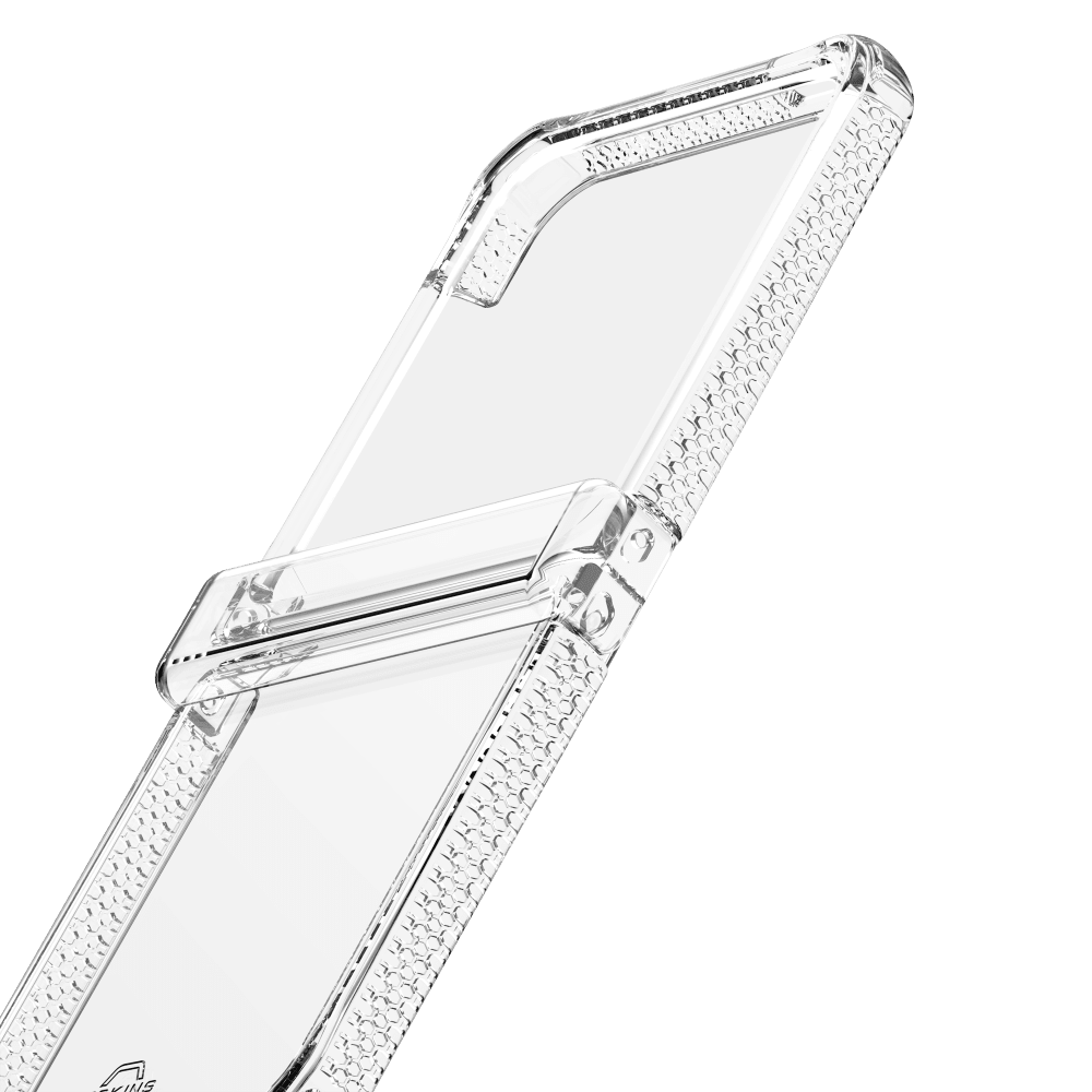 ITSkins Hybrid_R Clear Hinge Case for Samsung Galaxy Z Flip6