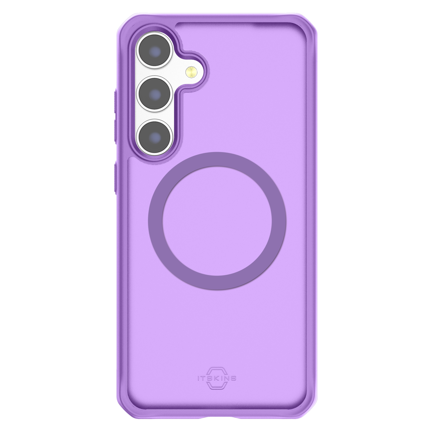 ITSkins Hybrid_R Frost MagSafe Case for Samsung Galaxy S24 Purple