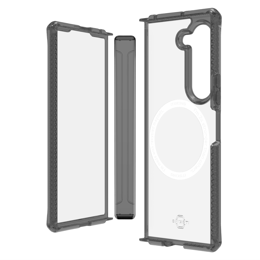 ITSkins Hybrid_R Clear Hinge MagSafe Case for Samsung Galaxy Z Fold6