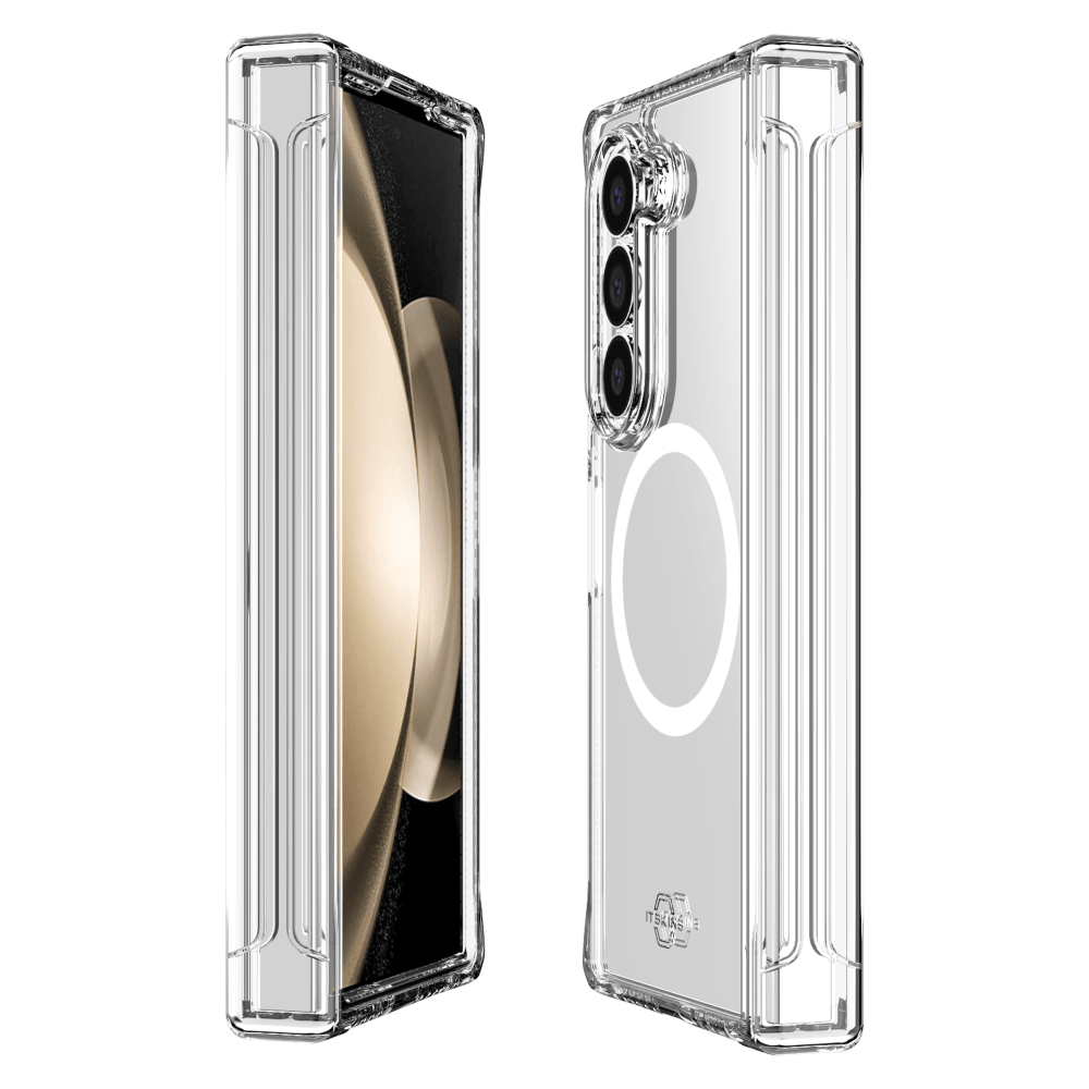 ITSkins Hybrid_R Clear Hinge MagSafe Case for Samsung Galaxy Z Fold6