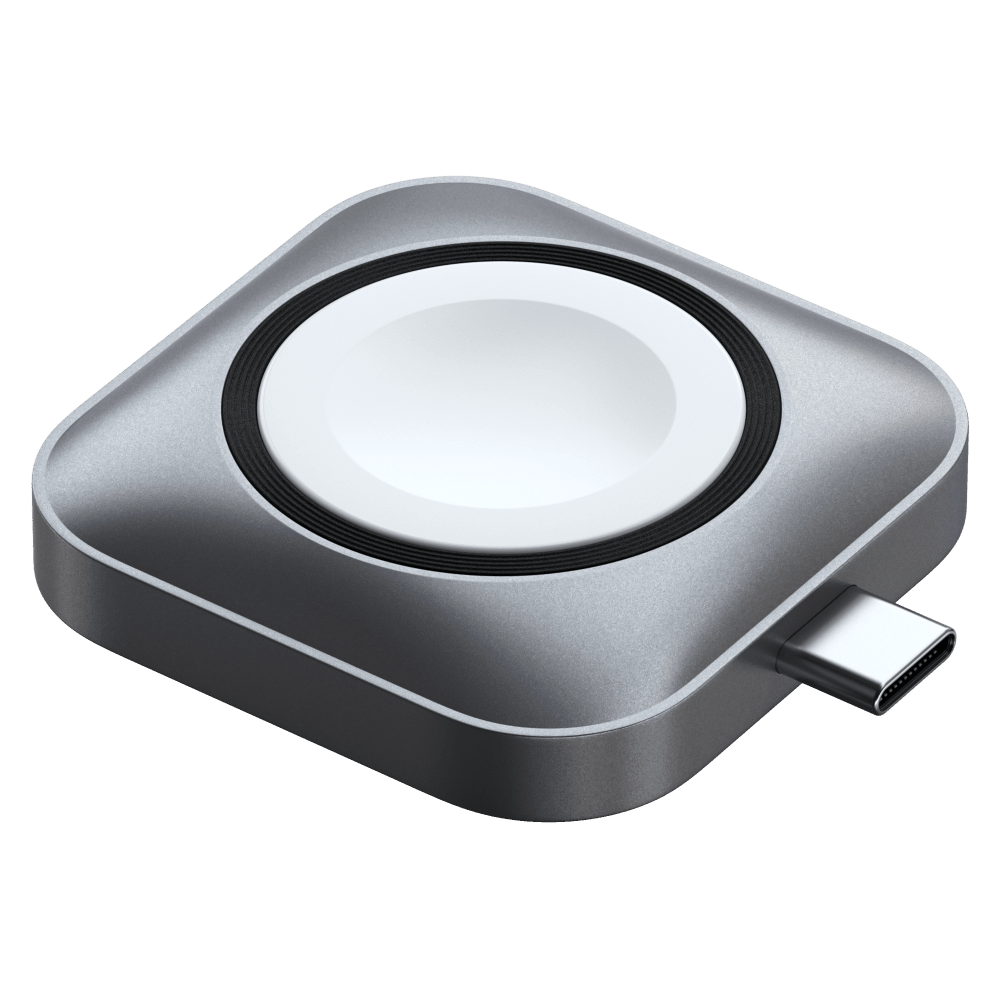 Satechi USB C Magnetic Charging Dock for Apple Watch Gray