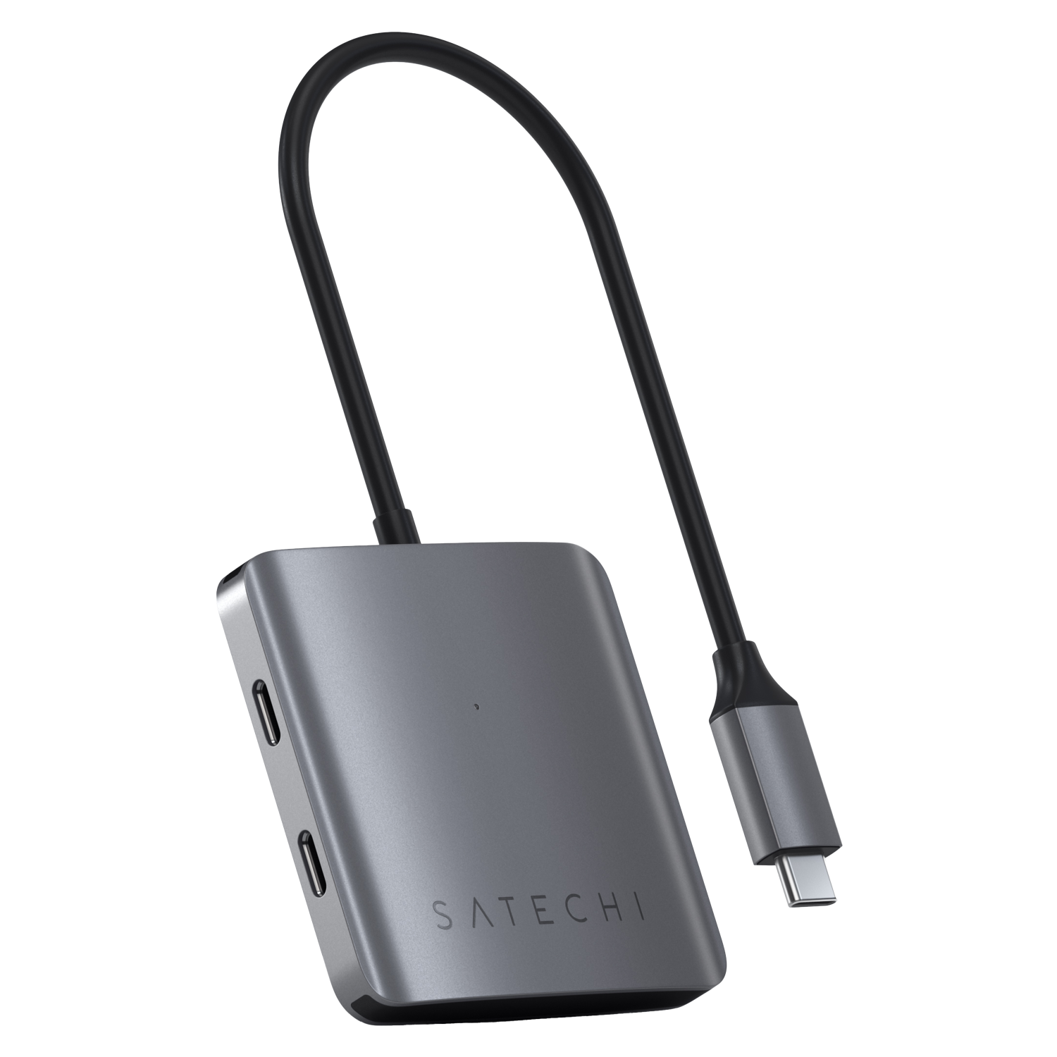 Satechi 4 Port USB C Hub Gray