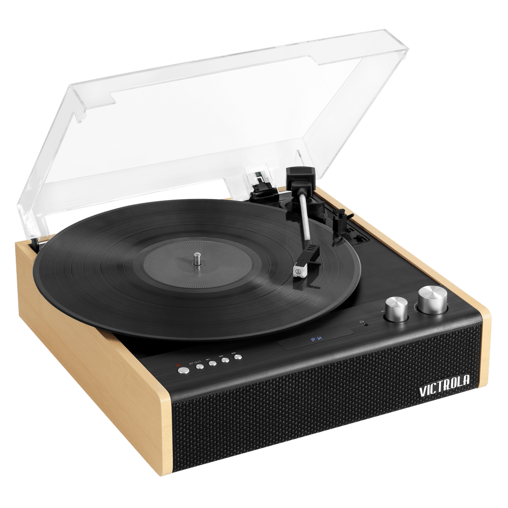 Victrola Eastwood Bluetooth Record Player Black, Brown