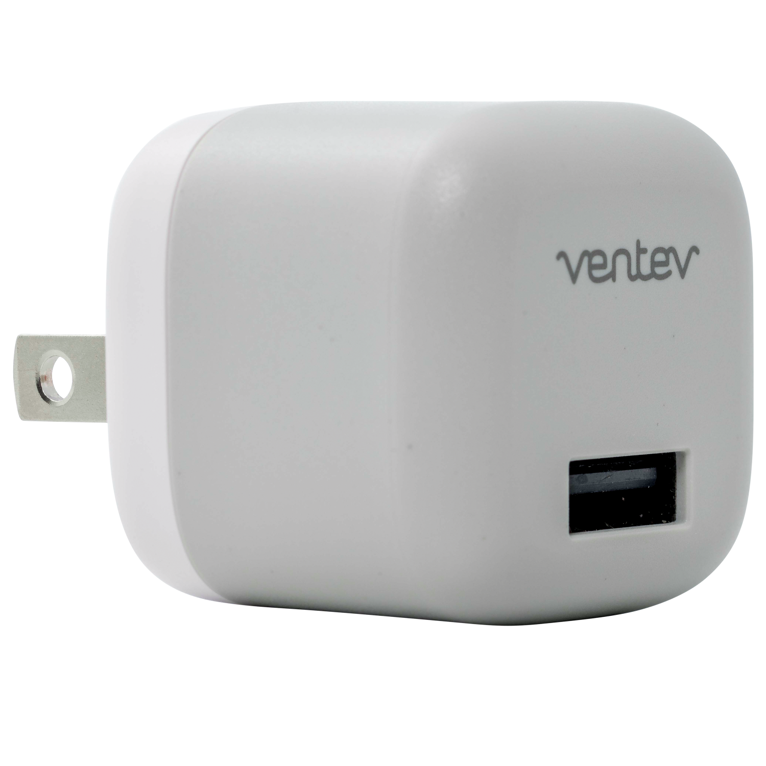 Ventev 12W USB A Wall Charger and USB A to Apple Lightning Cable 3.3ft White