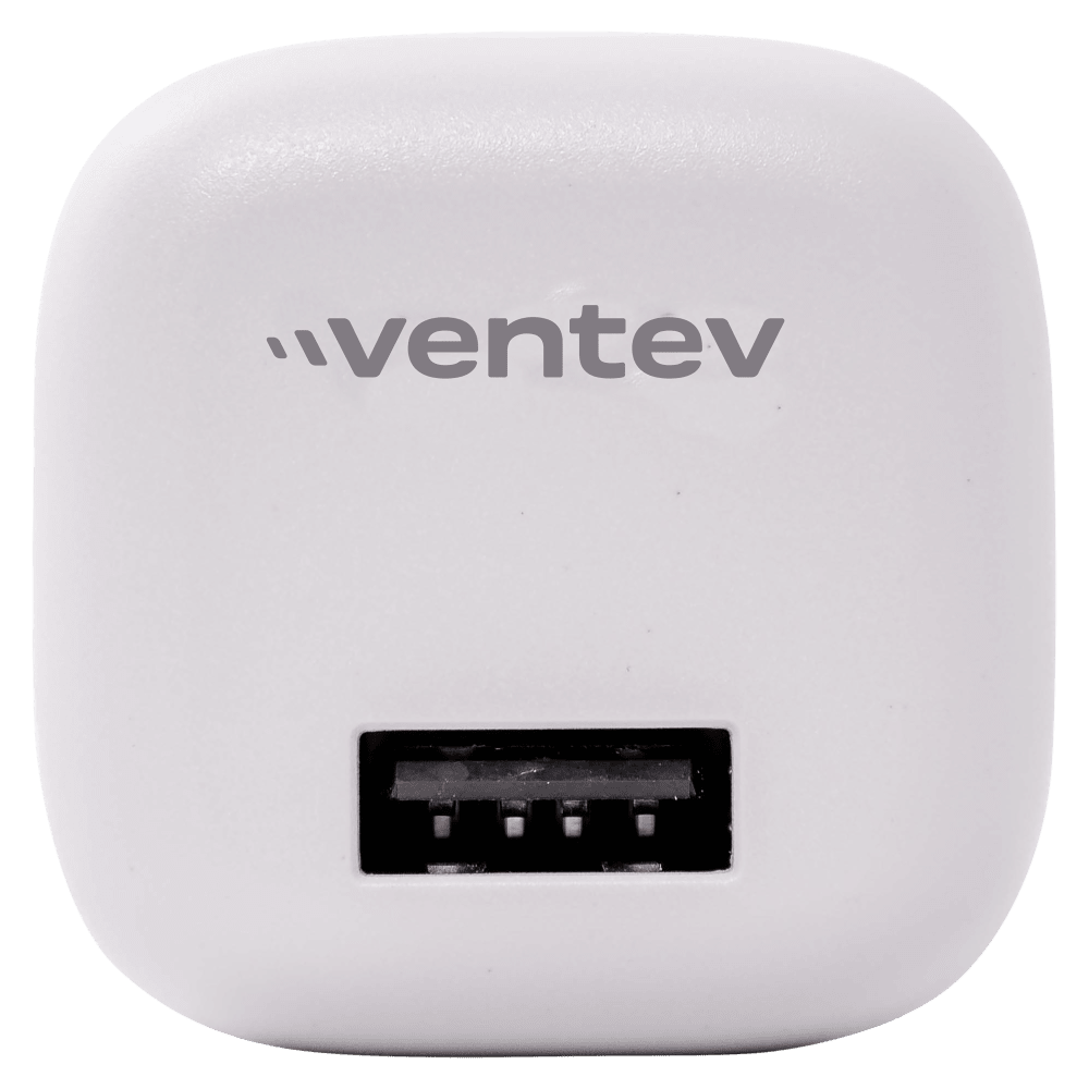 Ventev 12W USB A Wall Charger and USB A to Apple Lightning Cable 3.3ft Gray