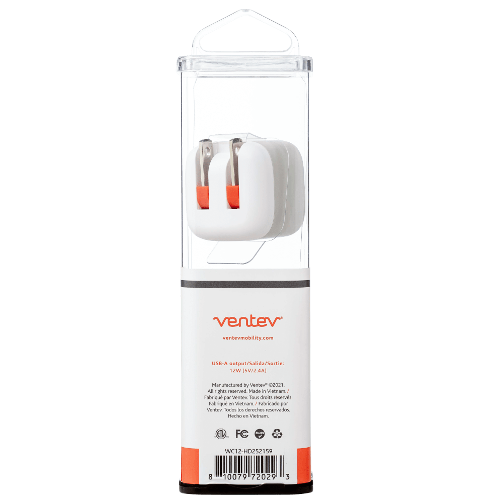 Ventev 12W USB A Wall Charger