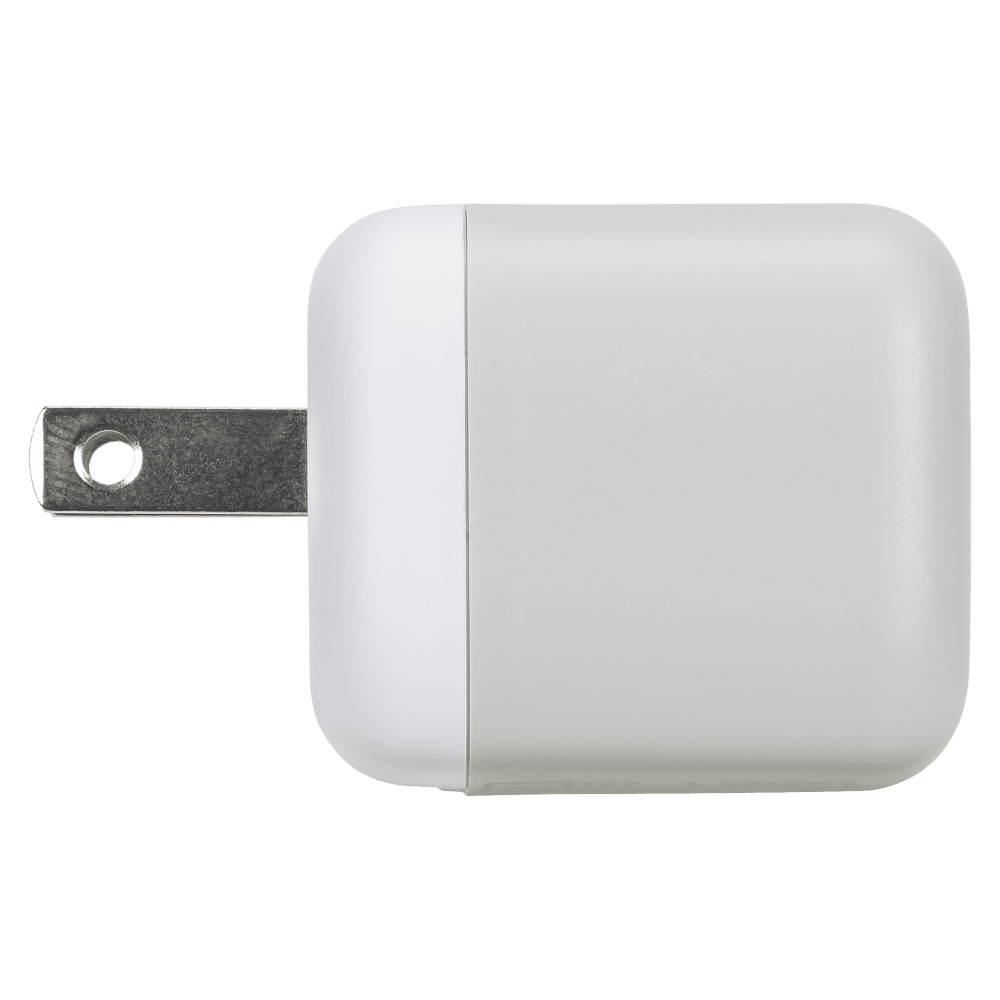 Ventev 30W Mini Wall Charger and USB C to Apple Lightning Cable Gray, White