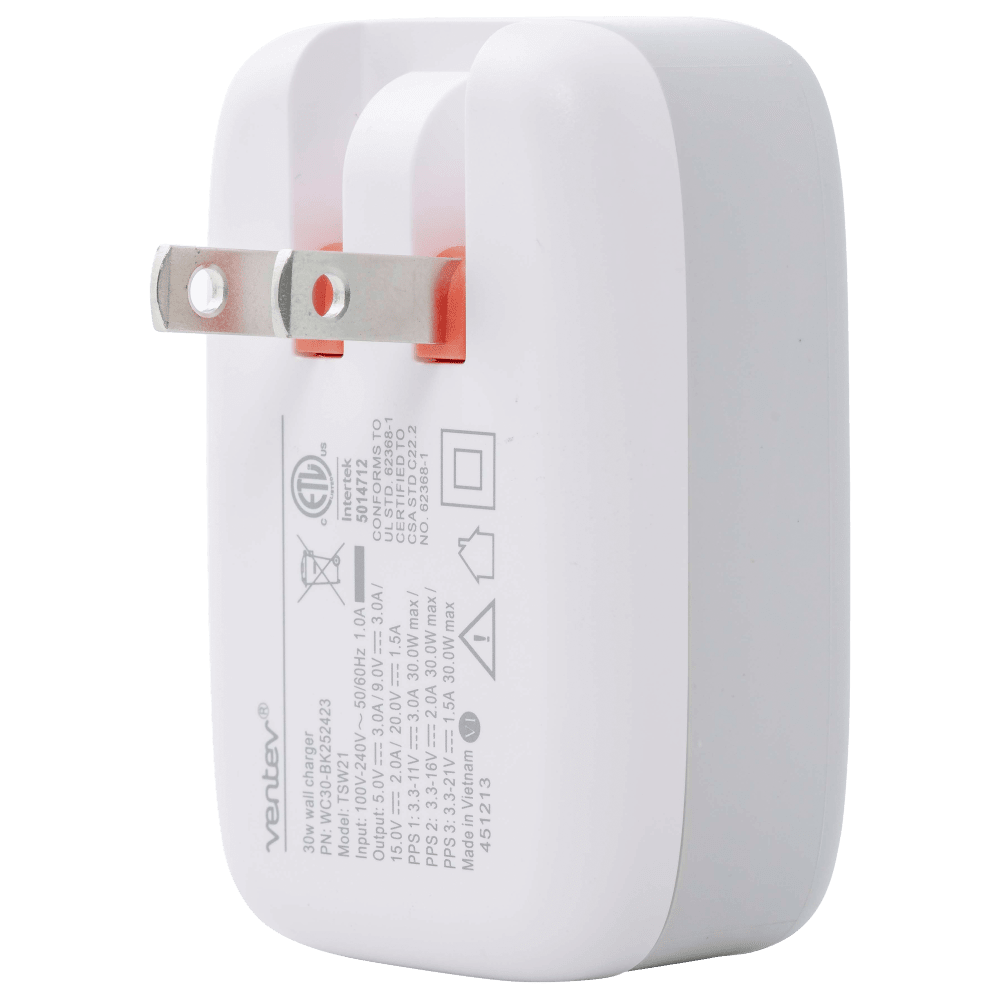 Ventev PD 30W USB C Wall Charger