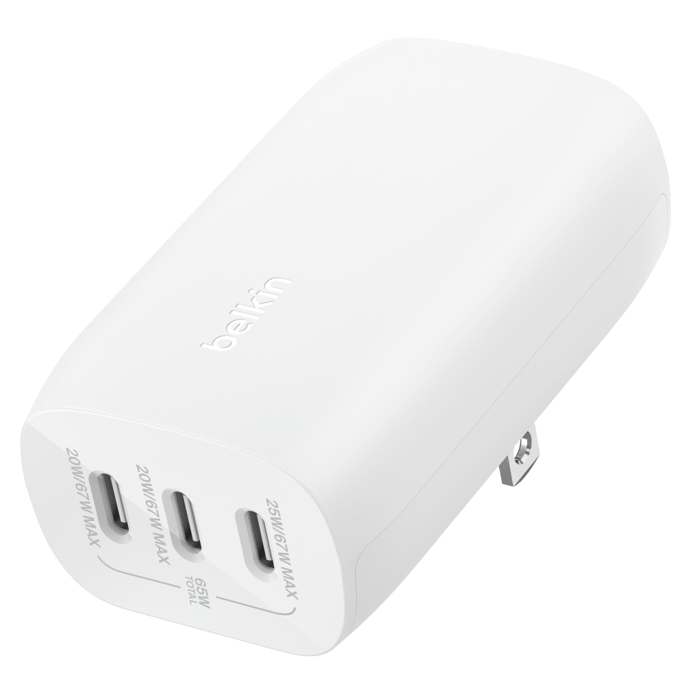 Belkin 67W USB C PD Wall Charger with PPS White