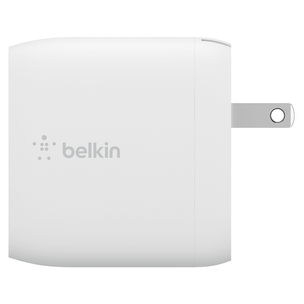 Belkin Dual Port USB A 24W Wall Charger with Apple Lightning Cable 3ft White