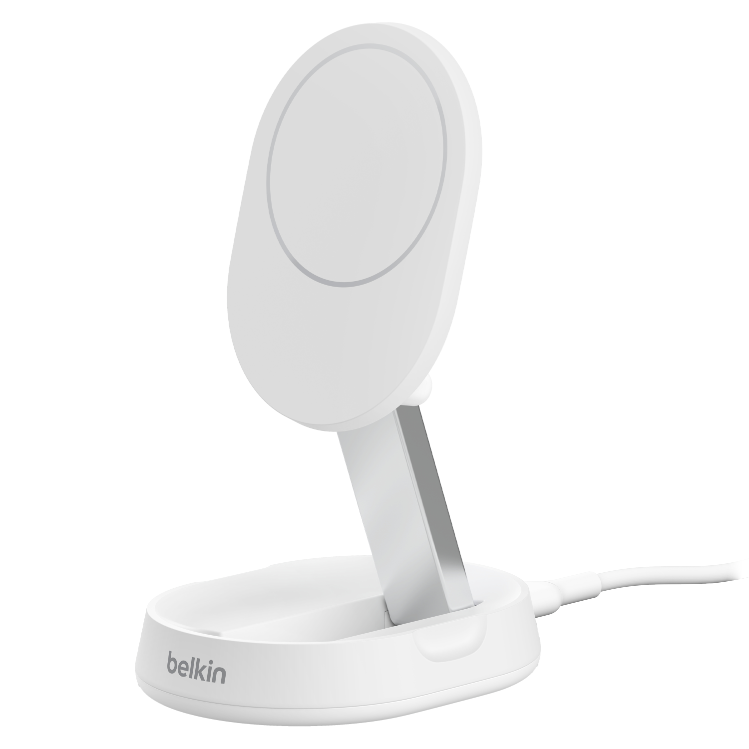 Belkin Boost Charge Pro Convertible Magnetic Wireless Charging Stand with Qi2 15W White