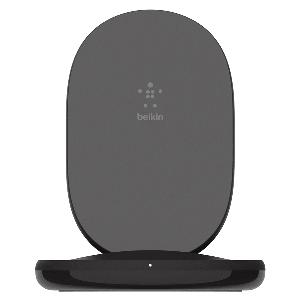 Belkin Boost Charge Wireless Charging Stand 15W and QC 3.0 Wall Charger 24W Black