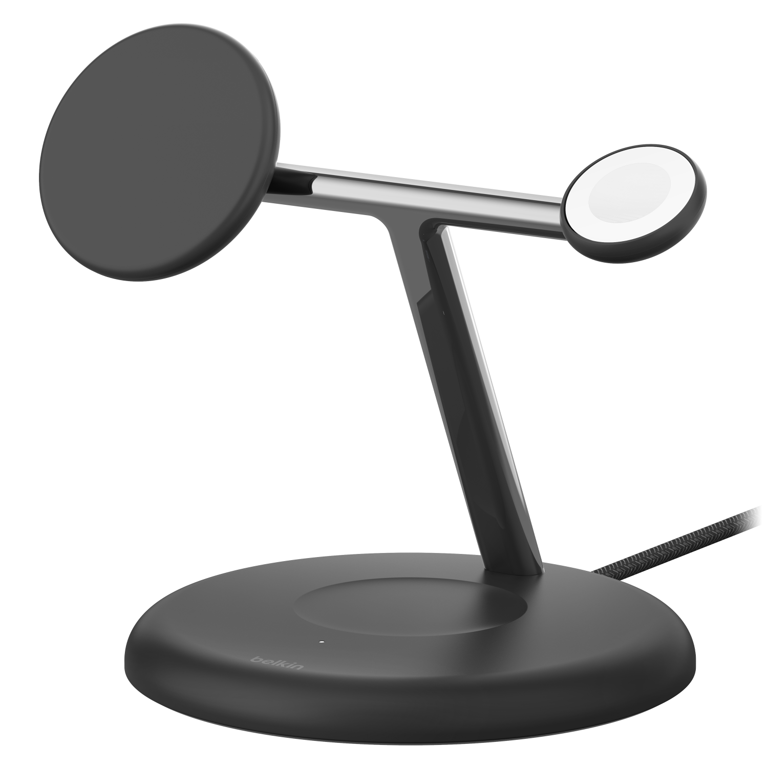 Belkin Boost Charge Pro 3 in 1 Wireless Charging Stand with Qi2 Black